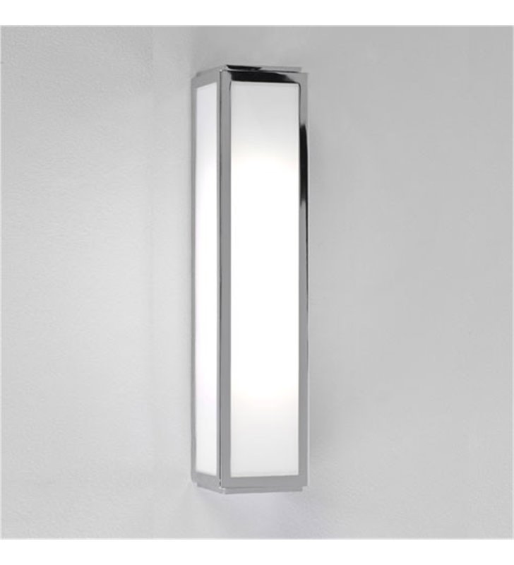 Lampa łazienkowa Mashiko 36cm LED chrom szklany klosz