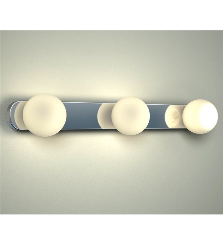 Lampa Brazos do łazienki 3 szklane kule oświetlenie lustra kinkiet łazienkowy IP44 - OD RĘKI