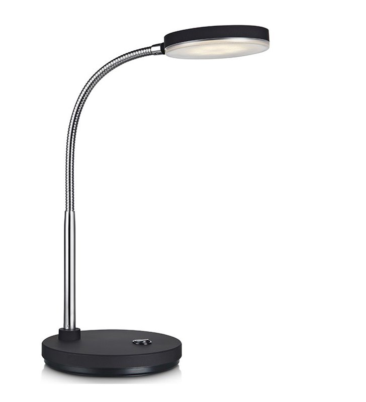 Lampa stołowa biurkowa Flex LED czarna z giętkim ramieniem typu flexo