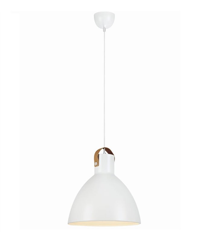 Eagle biała lampa wisząca wykonana z metalu produkt szwedzki