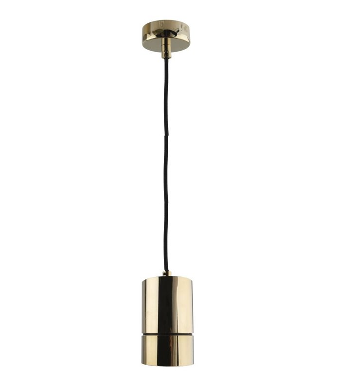 Lampa wisząca Raffael metalowa nowoczesna złota styl techniczny