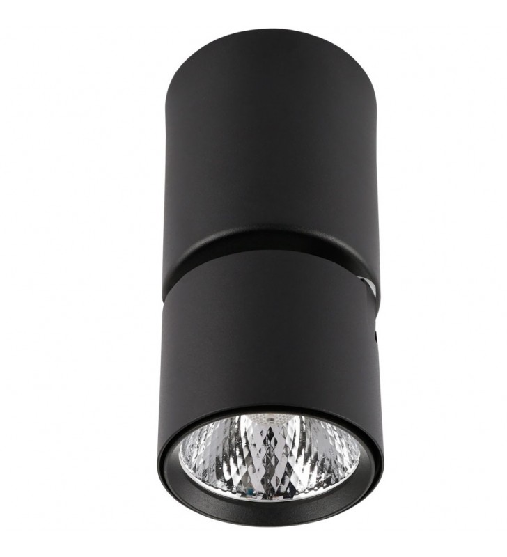 Czarna nowoczesna oprawa sufitowa downlight Boniva LED